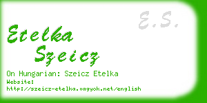 etelka szeicz business card